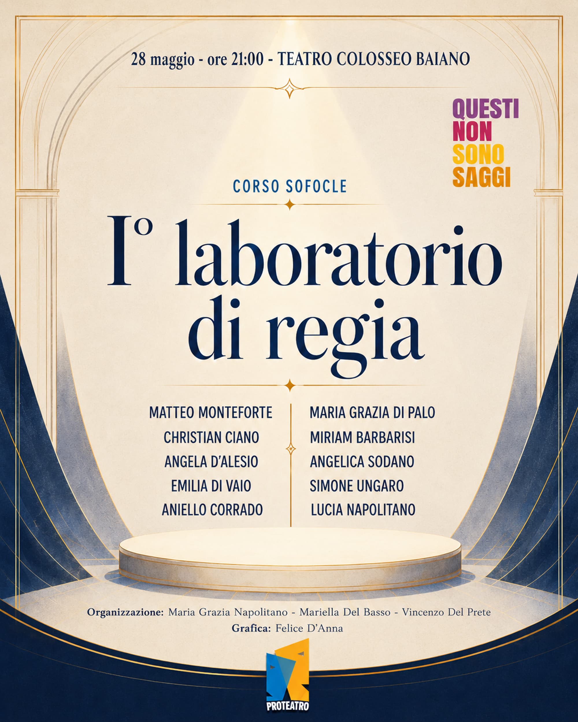 Locandina I° Laboratorio di Regia